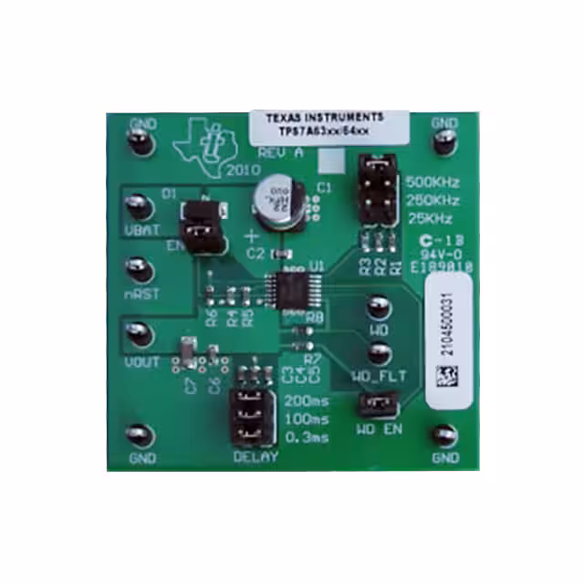 TPS7A6333EVM Texas Instruments  Cartes d'évaluation - Régulateurs de tension linéaires